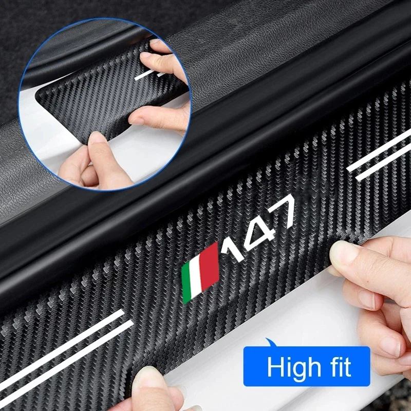 for Alfa Romeo 147 Logo Car Tr - Crepe Pan Carbon 评论和价格