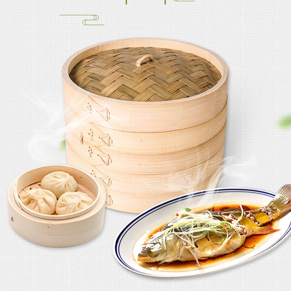 Chinese Steamer Basket Bamboo  - Bao Steamer Bamboo 评论和价格