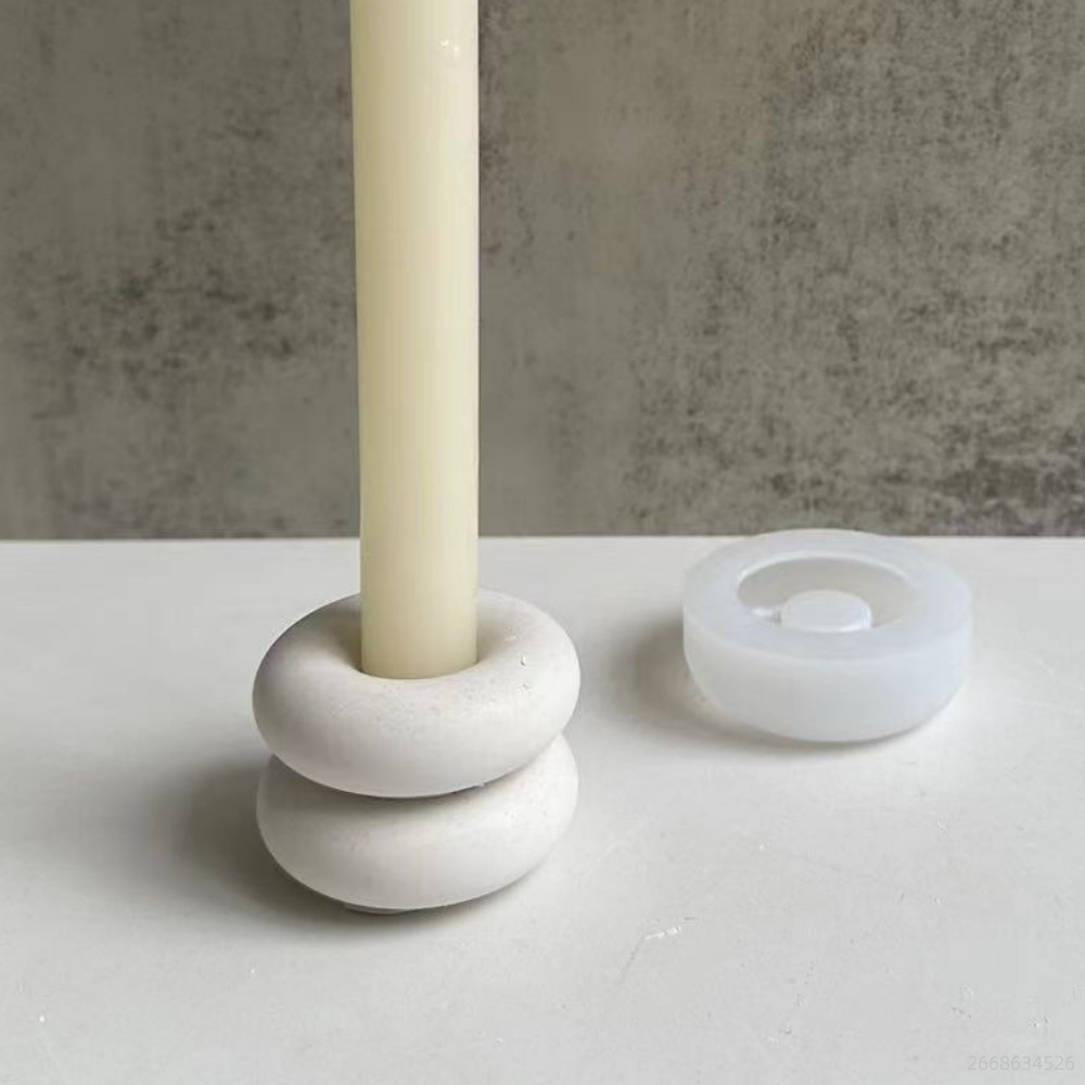 Circular Donut Candle Holder S - Donut Mold Silicone 评论和价格