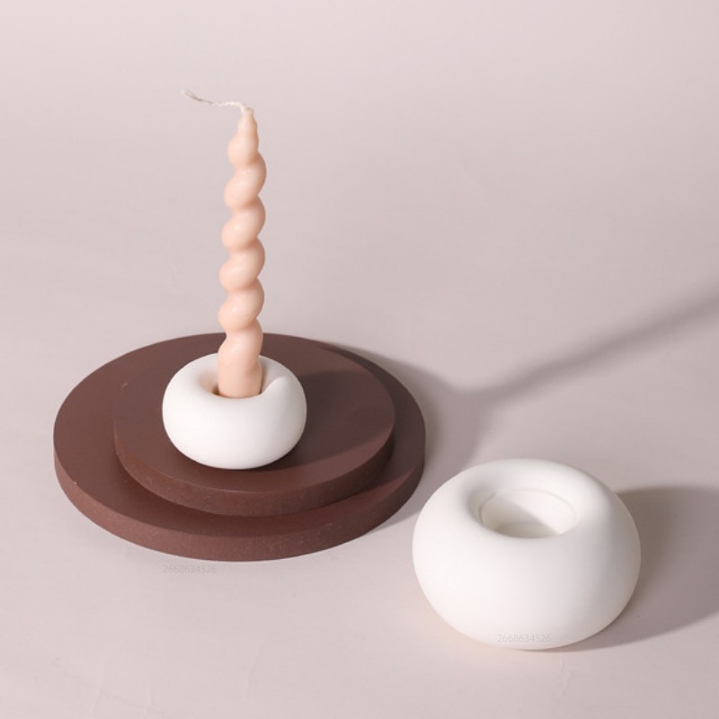 Circular Donut Candle Holder S - Donut Mold Silicone 评论和价格